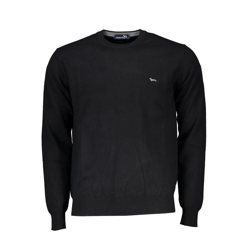 Harmont & Blaine Schwarzer Herrenpullover aus Baumwolle