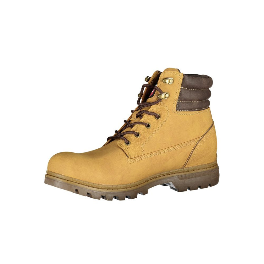 Carrera Gelber Polyester Herrenstiefel