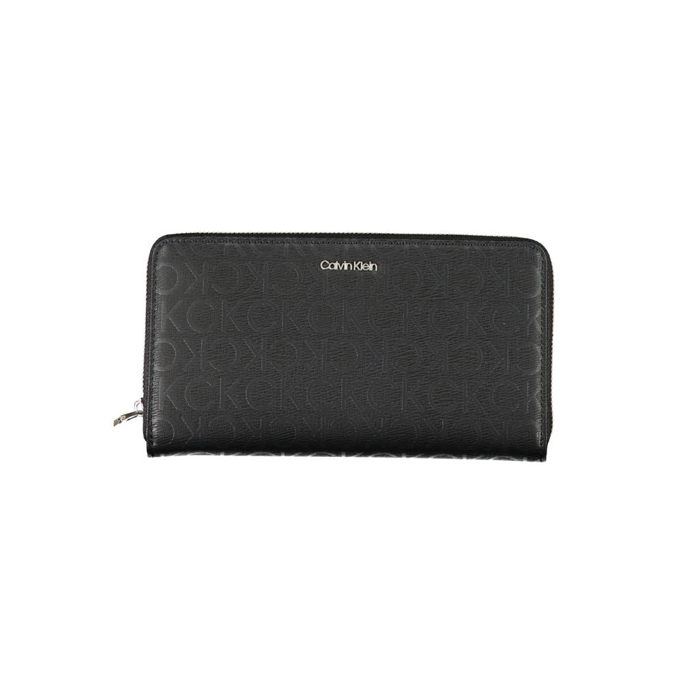 Calvin Klein Schwarzes Polyester Portemonnaie