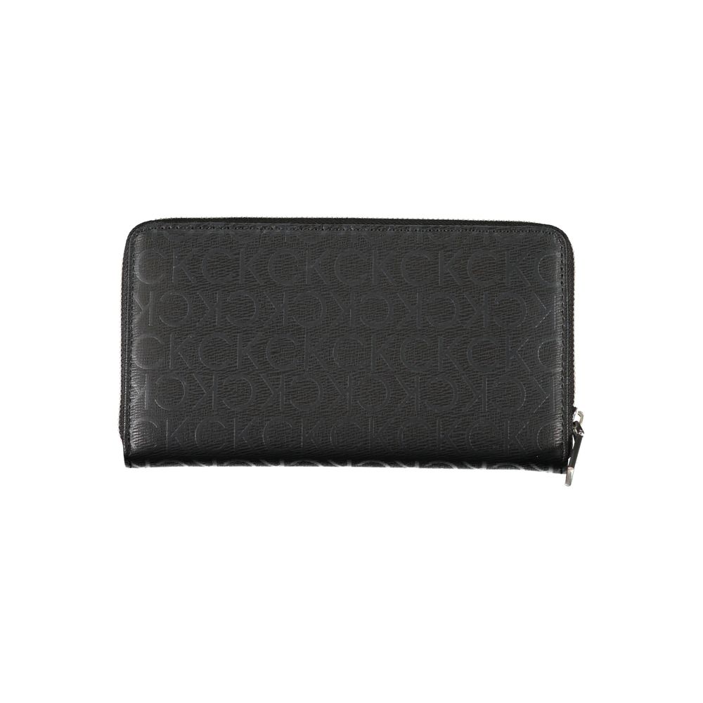 Calvin Klein Schwarzes Polyester Portemonnaie