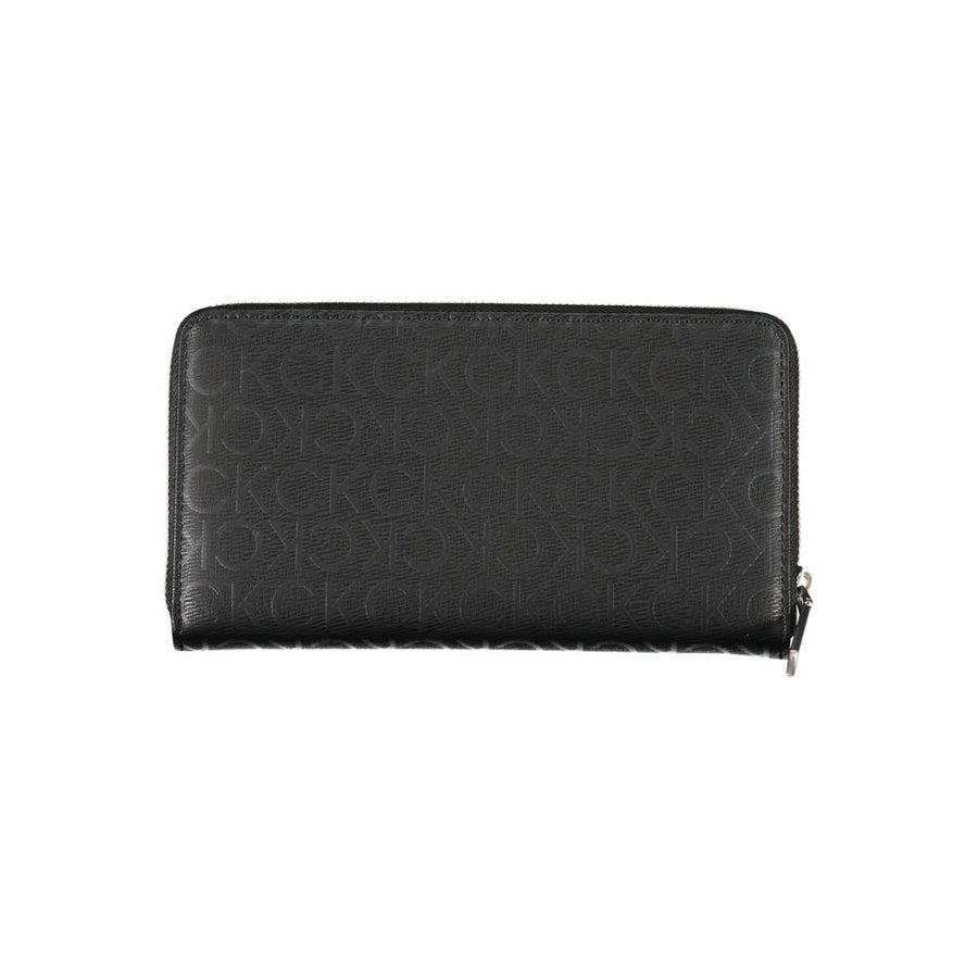 Calvin Klein Schwarzes Polyester Portemonnaie