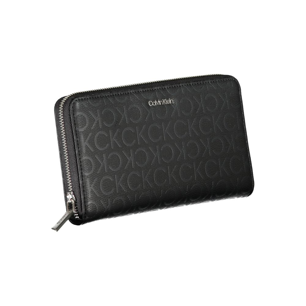 Calvin Klein Schwarzes Polyester Portemonnaie