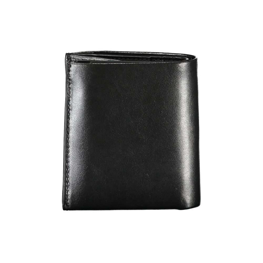 Calvin Klein Schwarzes Leder Portemonnaie