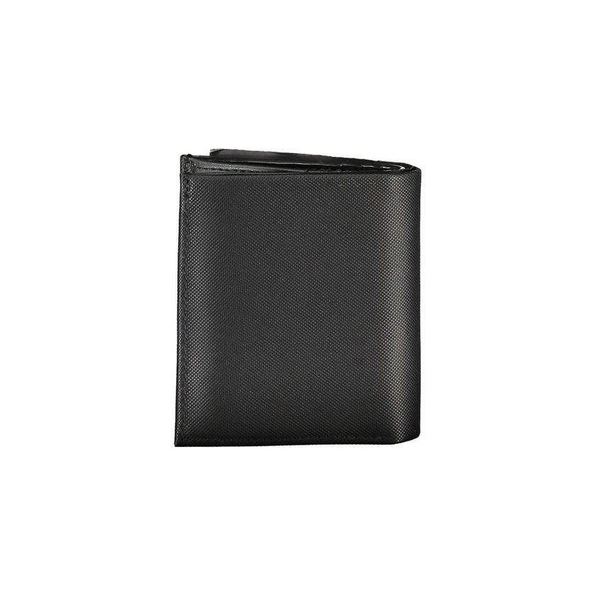 Calvin Klein Schwarzes Leder Portemonnaie