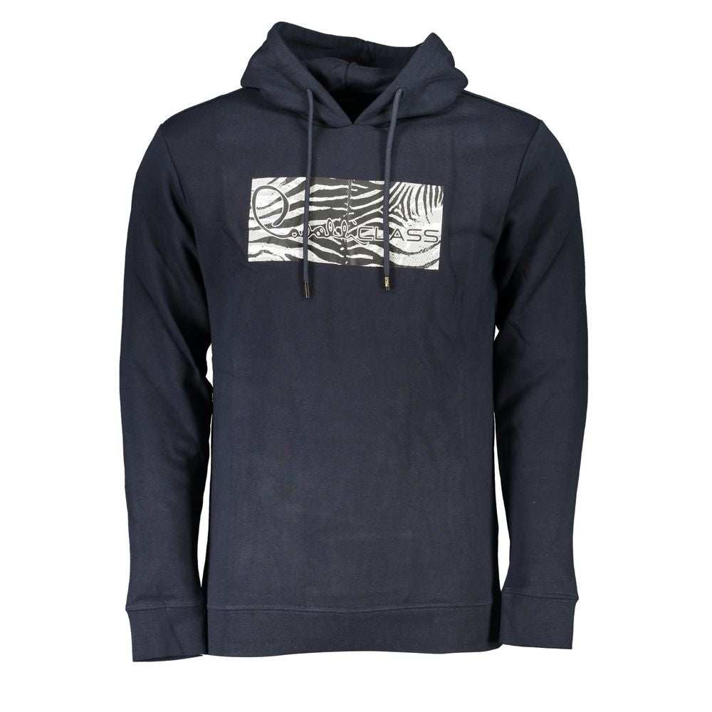Cavalli Class Men's Blue Cotton Sweatshirt
