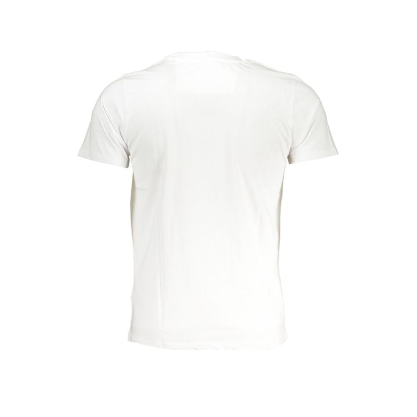 Cavalli Class Weißes Herren-T-Shirt aus Baumwolle