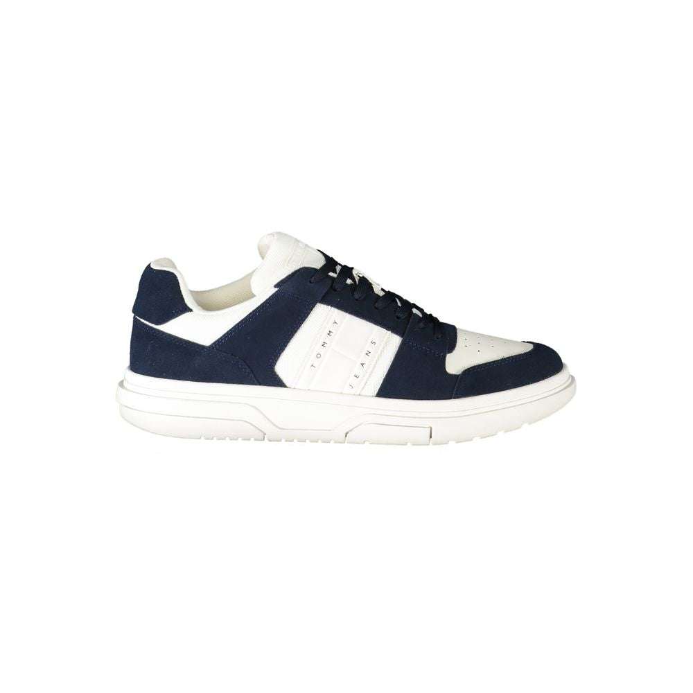Tommy Hilfiger Men's Blue Polyurethane Sneakers