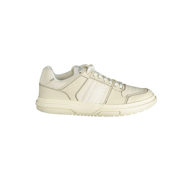 Tommy Hilfiger Weißer Herren-Sneaker aus Polyurethan