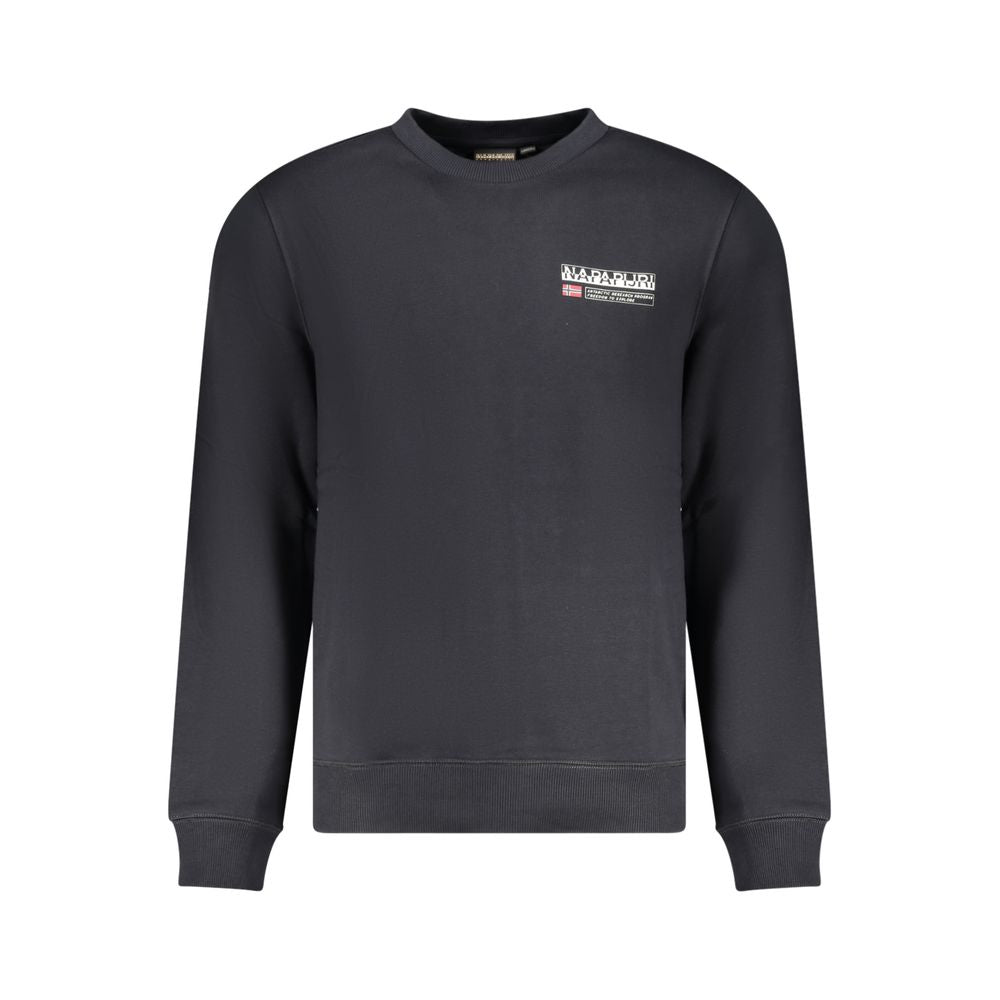 Napapijri Schwarzer Baumwoll-Herren-Sweatshirt