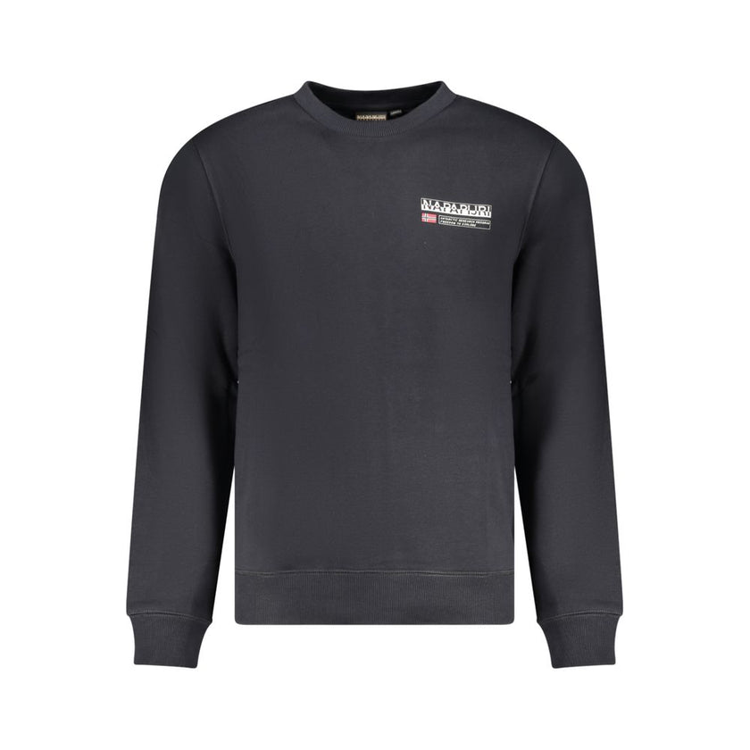 Napapijri Schwarzer Baumwoll-Herren-Sweatshirt