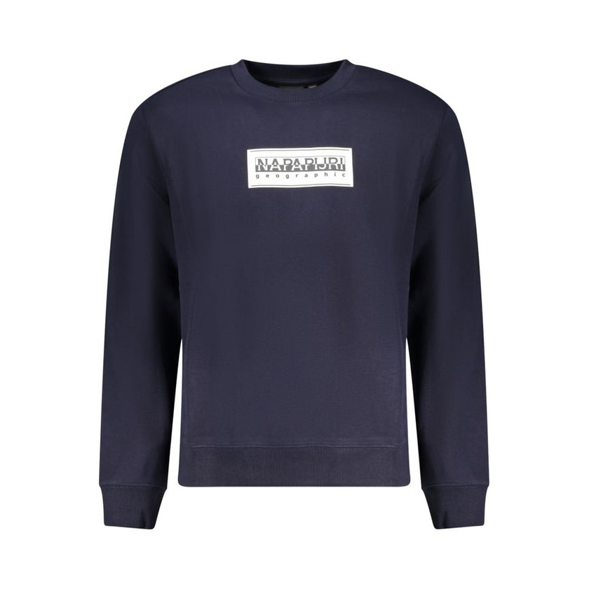 Napapijri Blaues Baumwoll-Sweatshirt für Herren