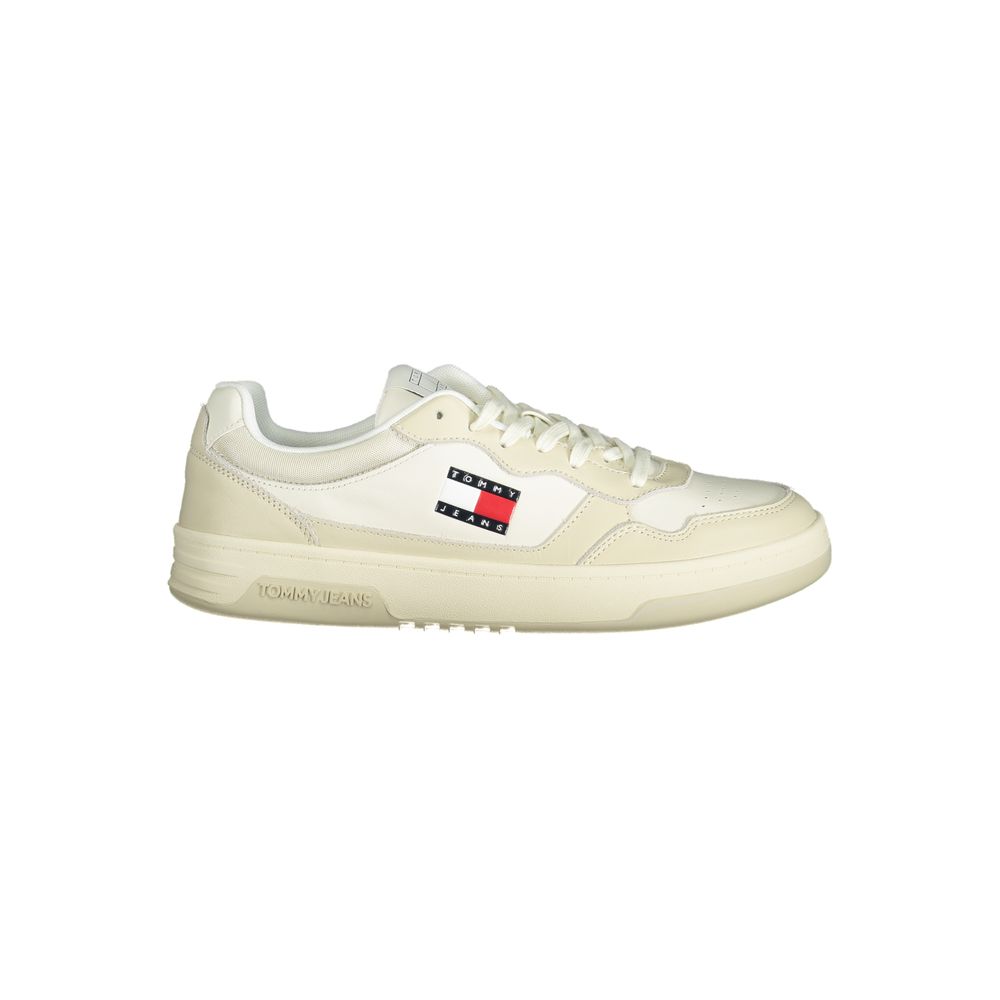 Tommy Hilfiger Men's Beige Polyethylene Sneakers