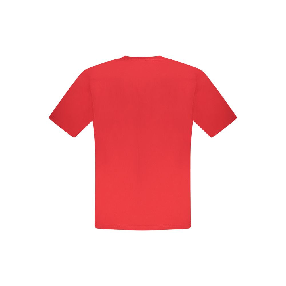 North Sails Rosso Baumwoll-T-Shirt für Herren