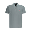 Napapijri Grigio Baumwoll-Herrenpoloshirt