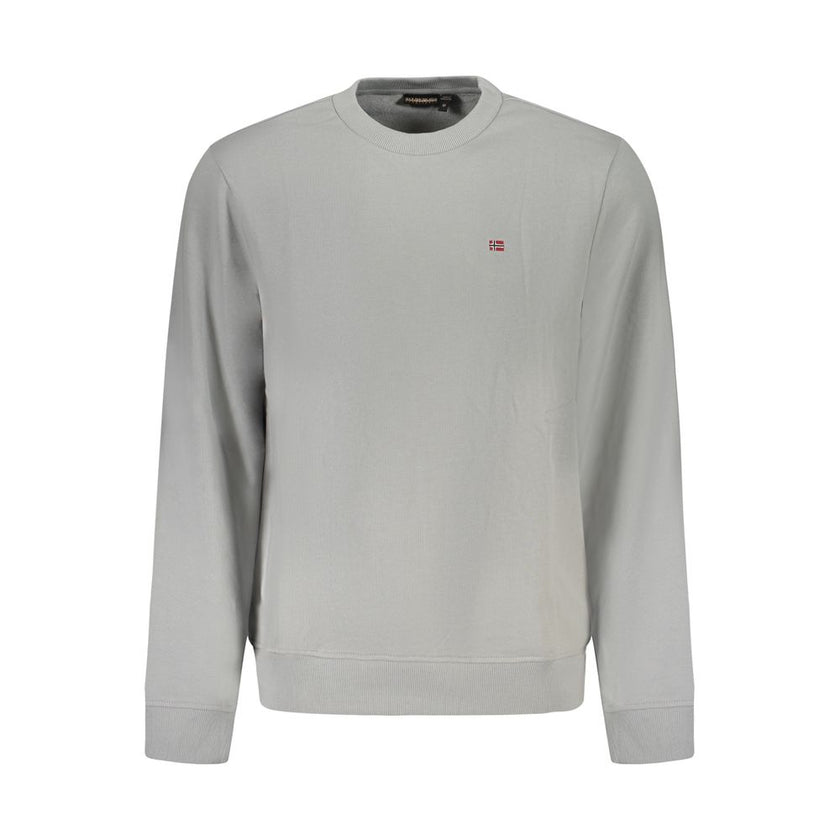 Napapijri Graues Baumwoll-Sweatshirt für Herren