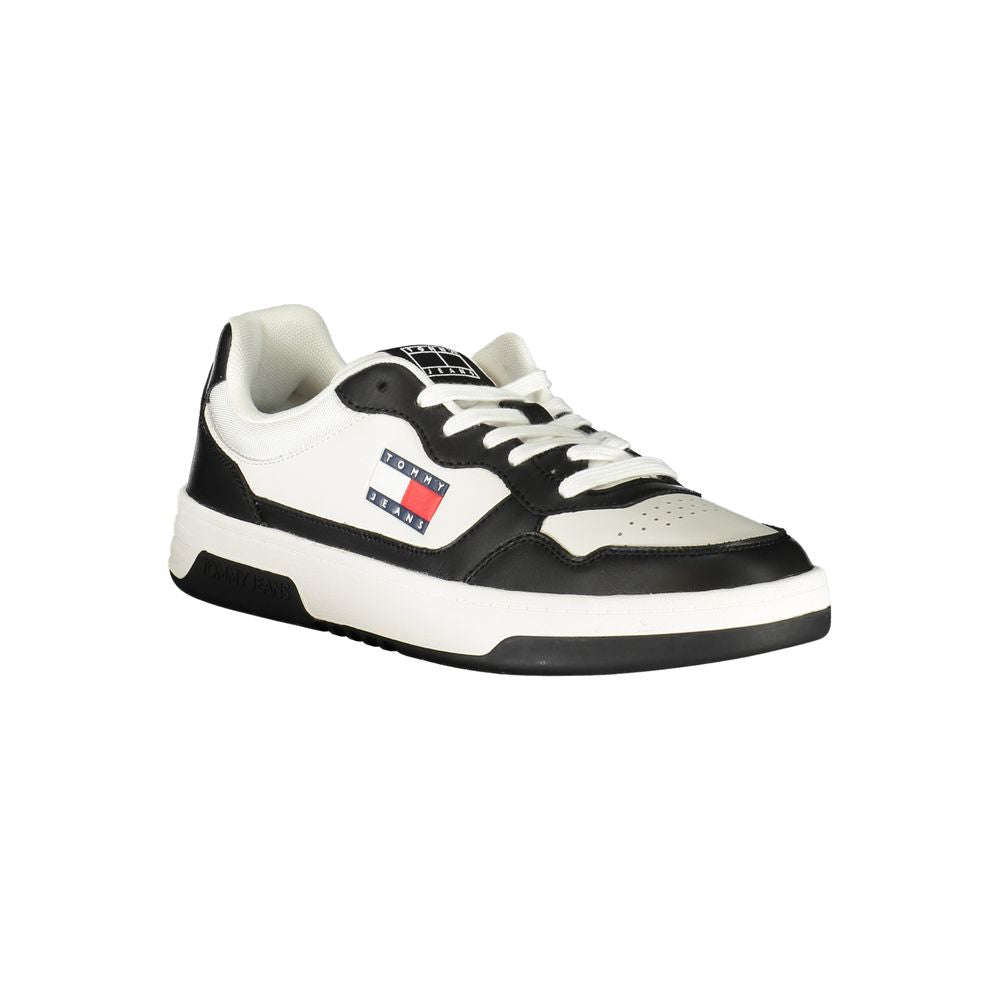 Tommy Hilfiger Men's Black Polyurethane Sneaker