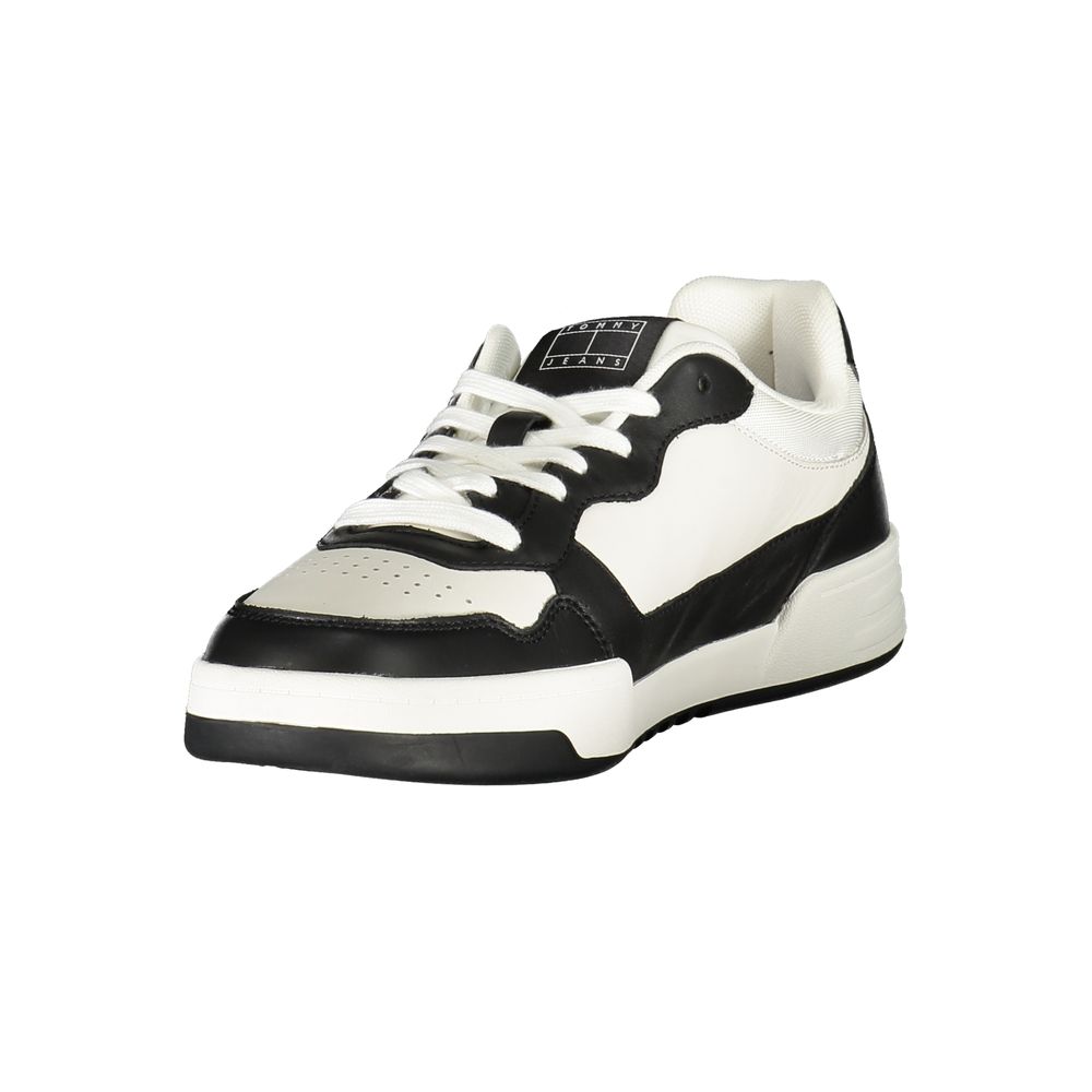 Tommy Hilfiger Men's Black Polyurethane Sneaker