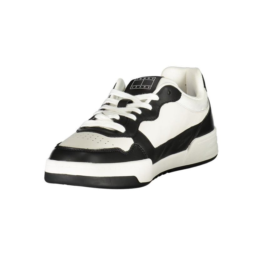 Tommy Hilfiger Schwarzer Sneaker aus Polyurethan für Herren