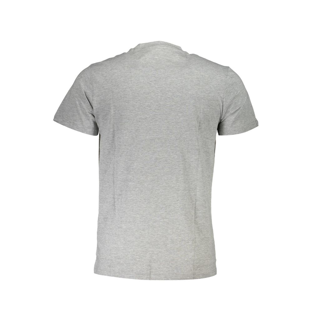 Cavalli Class Men's Grey Cotton T-Shirt