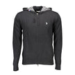 U.S. POLO ASSN. Schwarzes Baumwollhemd