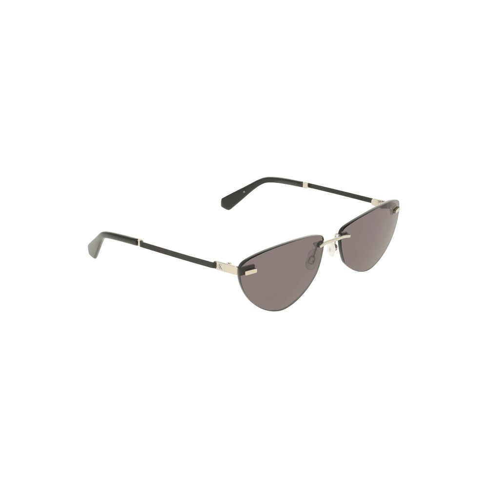 Calvin Klein Sonnenbrille mit schwarzem Metallrahmen