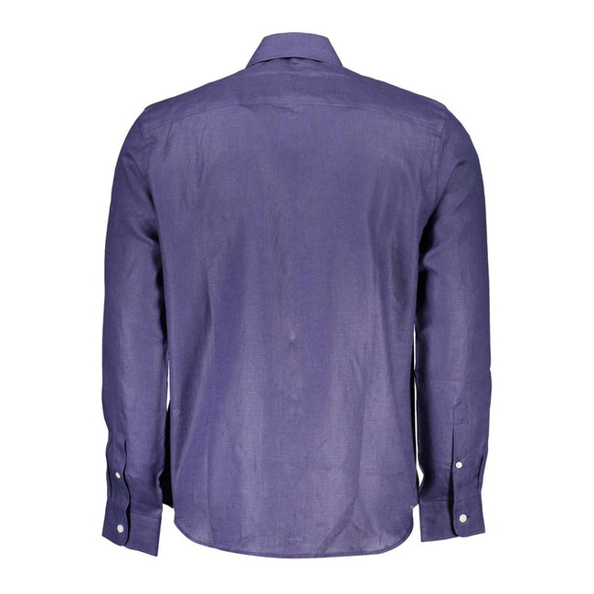 North Sails Blaues Leinenhemd