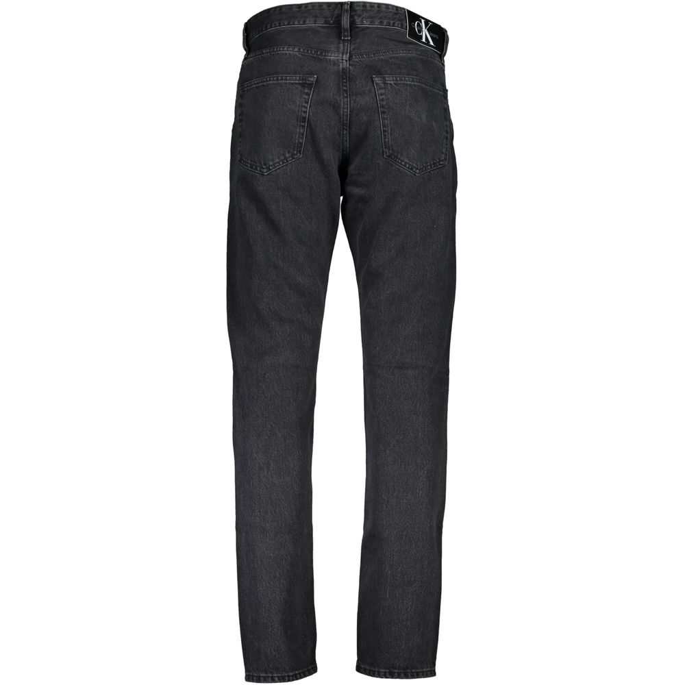 Calvin Klein Black Cotton Denim Jeans