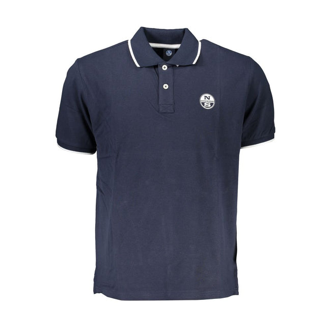 North Sails Blaues Baumwoll-Poloshirt für Herren