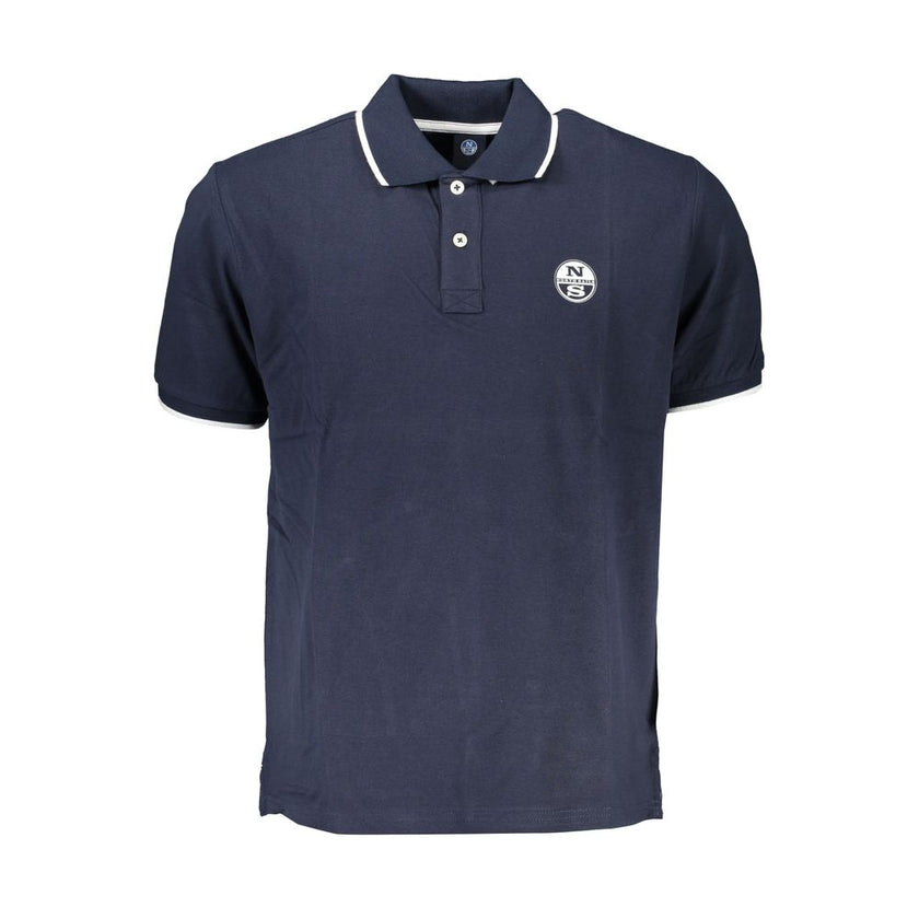 North Sails Blaues Baumwoll-Poloshirt für Herren