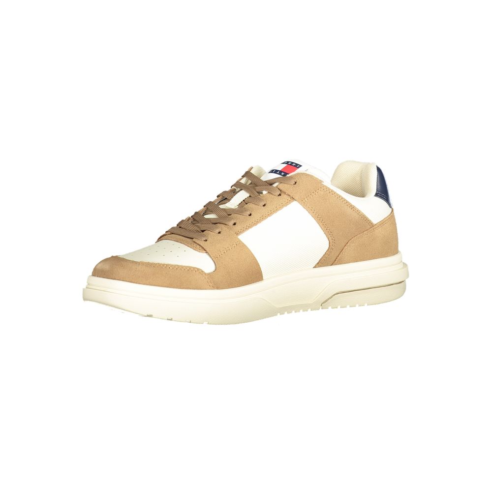 Tommy Hilfiger Beige Polyester Sneakers