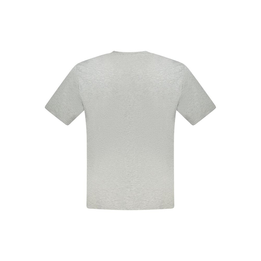 North Sails Graues Baumwoll-T-Shirt für Herren