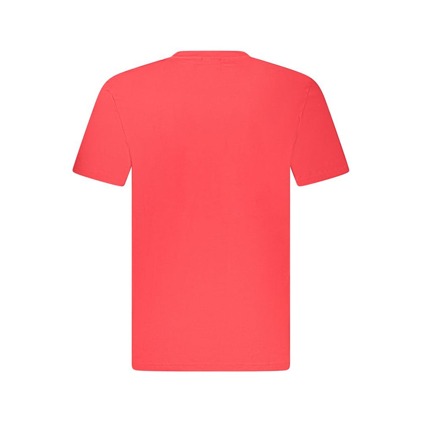 Fila Rotes Baumwoll-T-Shirt für Herren
