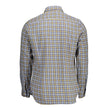 U.S. POLO ASSN. Herrenhemd aus blauer Baumwolle