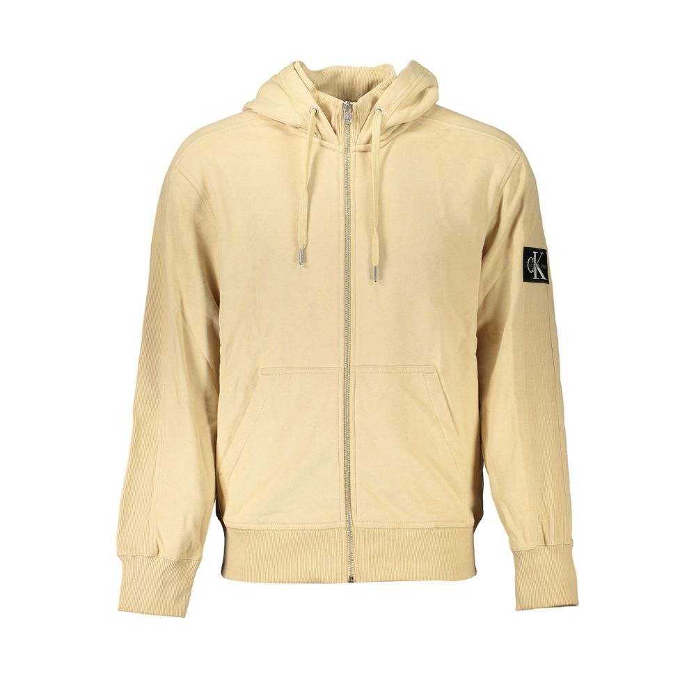 Calvin Klein Men's Beige Cotton Jumper