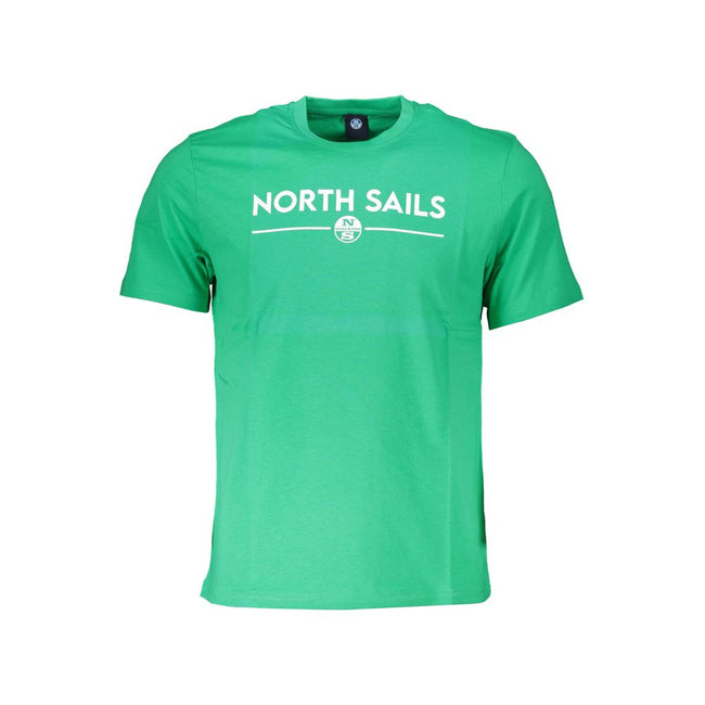 North Sails Verde Baumwoll-T-Shirt für Herren