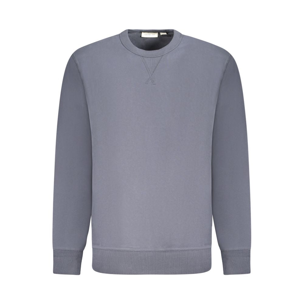 Calvin Klein Men's Blue Cotton Sweater