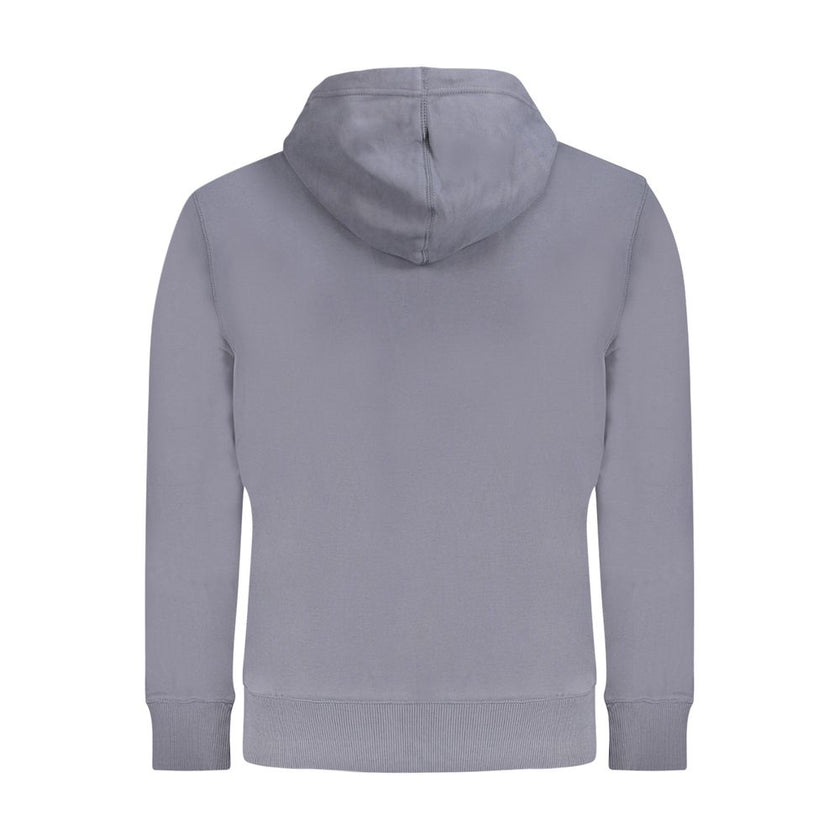 Calvin Klein Blaues Herren-Kapuzensweatshirt aus Baumwolle