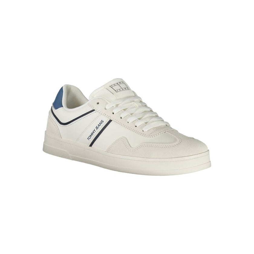 Tommy Hilfiger Herren-Sneaker aus weißem Polyurethan