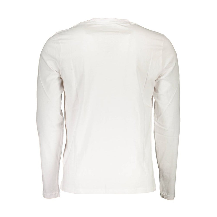 North Sails Bianco Baumwoll-T-Shirt für Herren