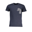 Cavalli Class Blu Baumwoll-T-Shirt für Herren