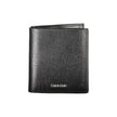 Calvin Klein Schwarzes Leder Portemonnaie