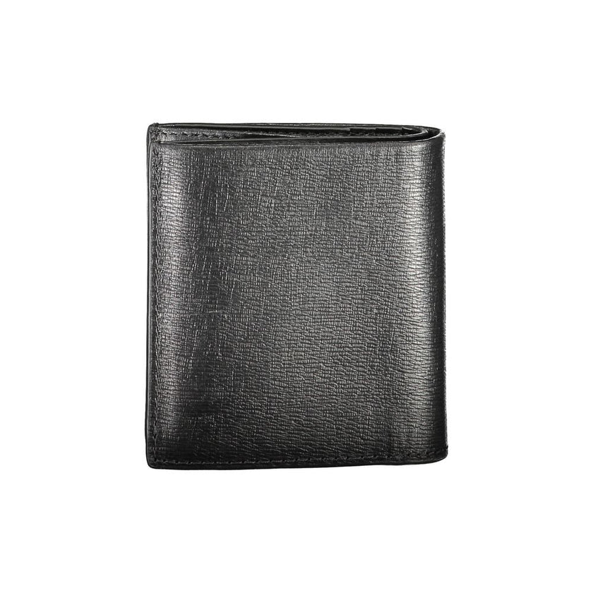Calvin Klein Schwarzes Leder Portemonnaie