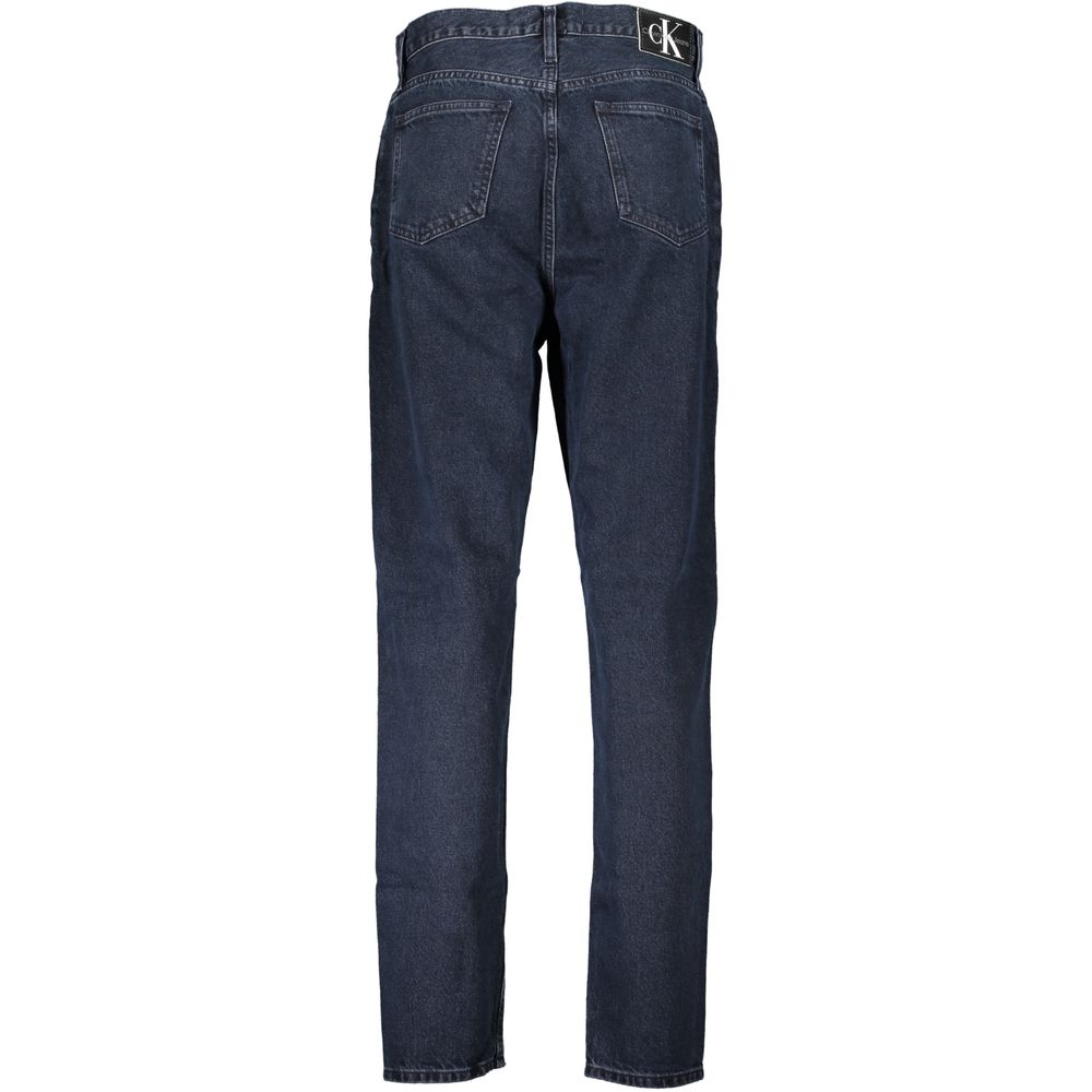 Calvin Klein Blue Cotton Jeans for Women