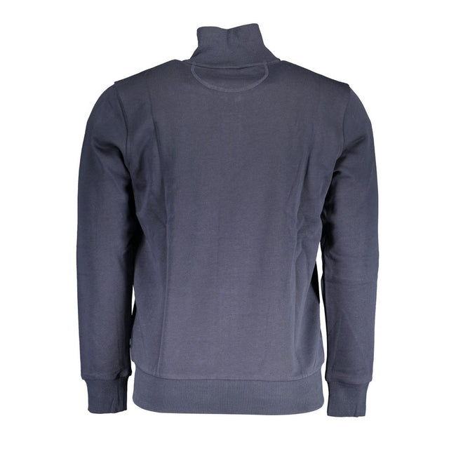 La Martina Blaues Baumwoll-Sweatshirt für Herren