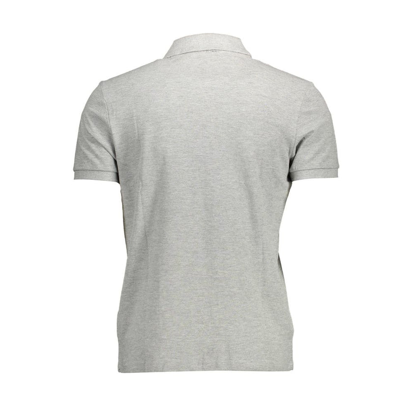 North Sails Graues Baumwoll-Poloshirt
