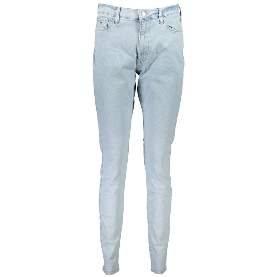Tommy Hilfiger Blaue Baumwolljeans mit geradem Bein
