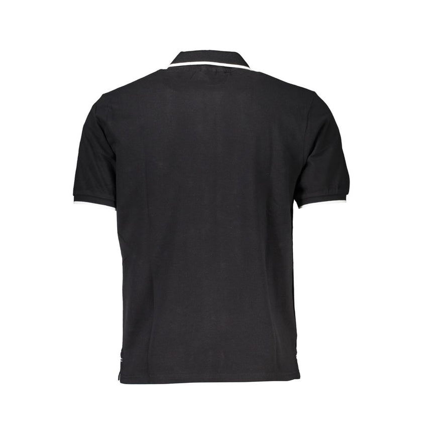 North Sails Schwarzes Herren-Poloshirt aus Baumwolle