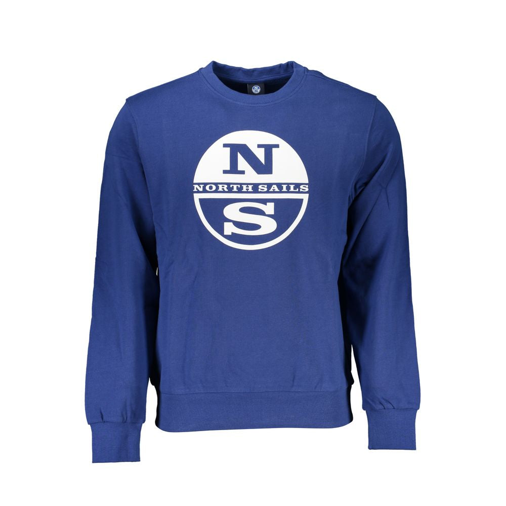 North Sails Blaues Baumwoll-Sweatshirt für Herren