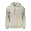 Calvin Klein Grigio Herren-Kapuzenpullover aus Baumwolle