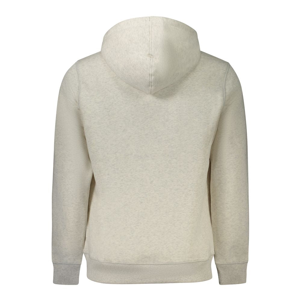 Calvin Klein Grigio Herren-Kapuzenpullover aus Baumwolle